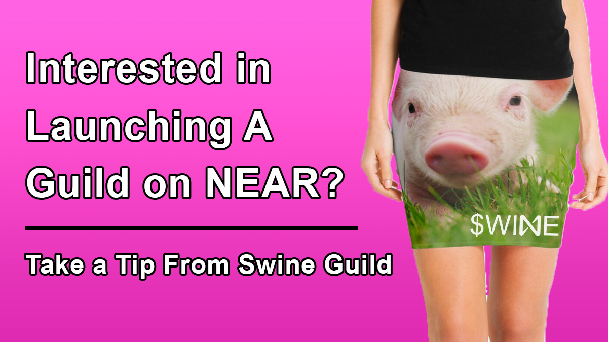 Interested in Launching a Guild on NEAR? Take a Tip From Swine Guild – NEAR Ecosystem Veterans